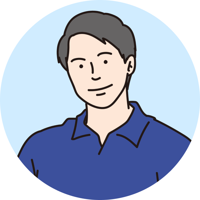 20代男性社員のイラスト